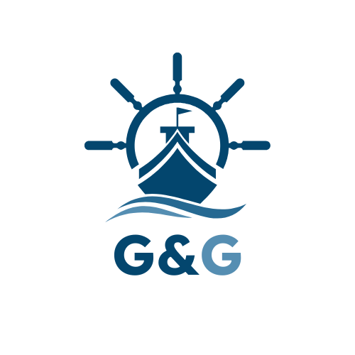 blue modern minimalist ocean tour agency logo